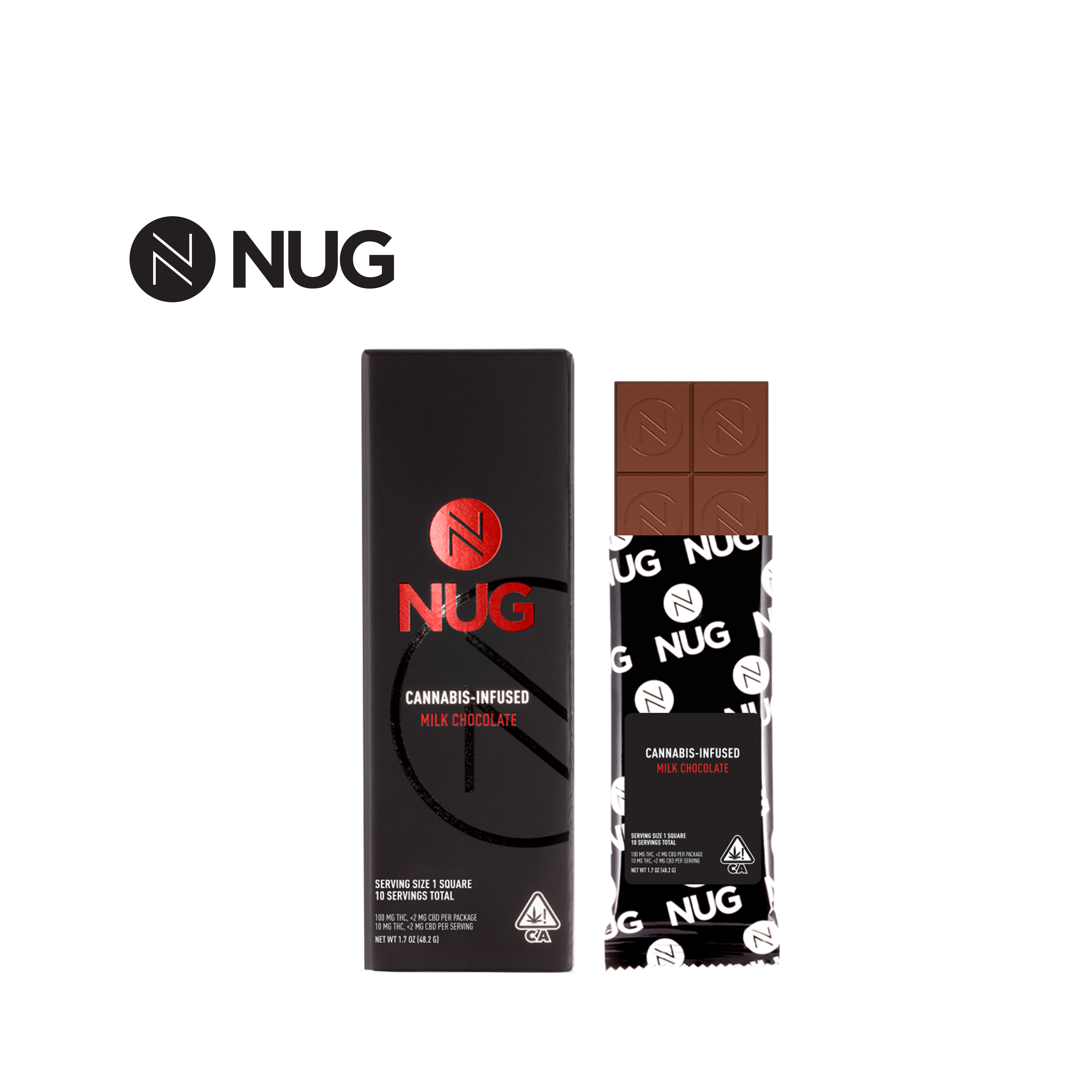 MILK CHOCOLATE 100MG BAR