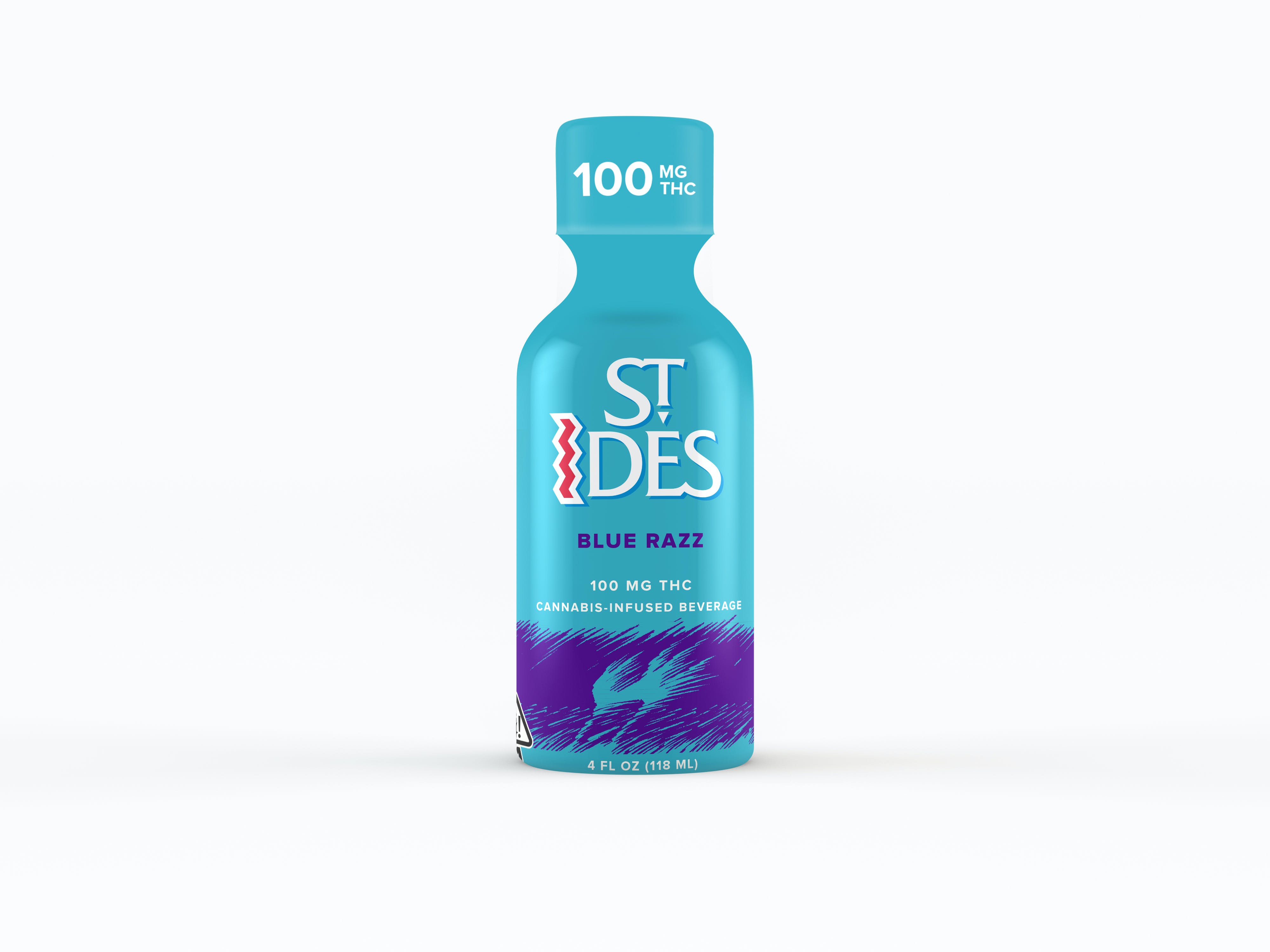 BLUE RAZZ 100MG SHOT